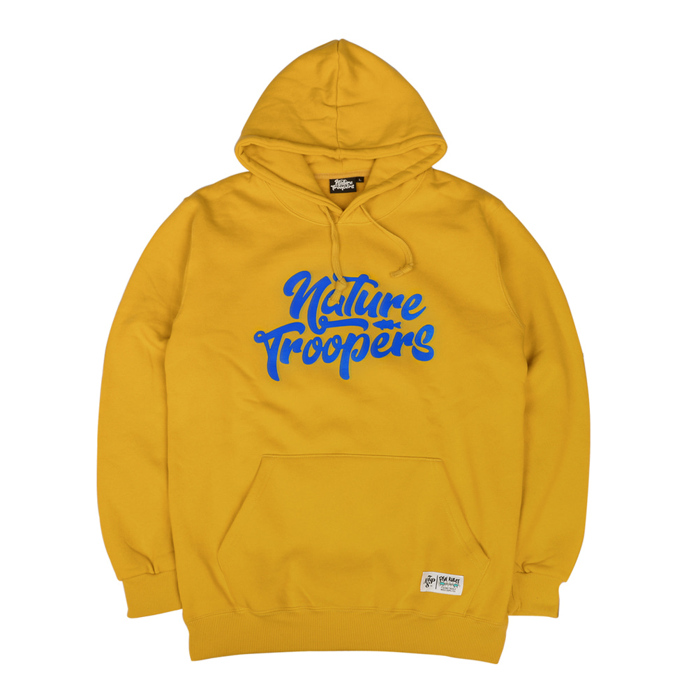 NTPS OG Logo Hoodie - Mustard/Royal blue
