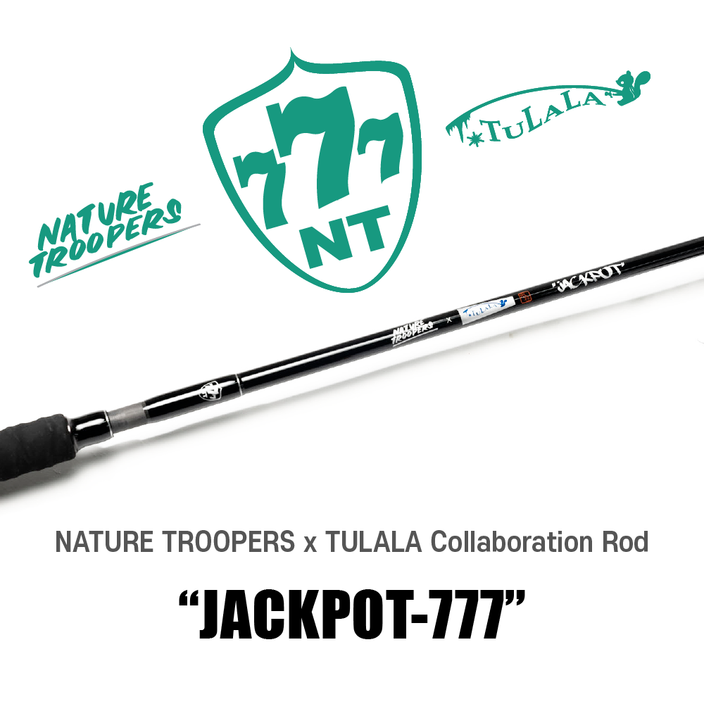 NatureTroopers x Tulala BIG ONE Special Rod - &quot;JACKPOT-777&quot;