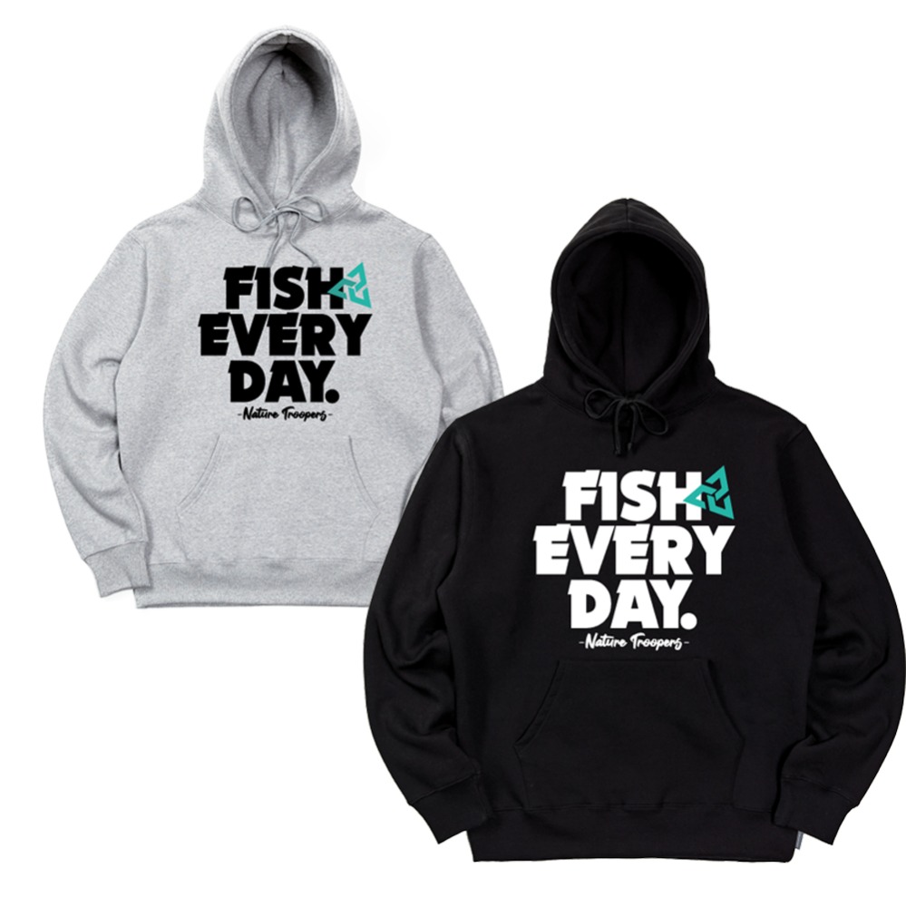 NatureTroopers &quot;FISH EVERY DAY&quot; Hoodie - 2 Colors